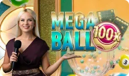 Mega Ball — живо казино в AmonBet Casino